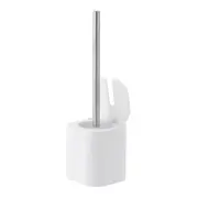 ESCOVA PARA BANHEIRO ZICHY - BRANCO/INOX - Foto 2