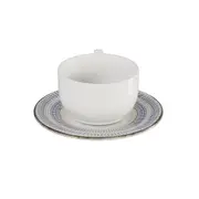 XÍCARA CHÁ 170 ML SALINA I - BRANCO/AZUL - Foto 16
