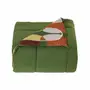 EDREDOM DUPLA-FACE SOLTEIRO 1,60 M X 2,40 M PAISAGISTA - MULTICOR/MUSGO - Foto 8