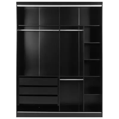 ESTRUTURA DE GUARDA-ROUPA 2 PORTAS FRIZ
