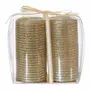 KIT VELA PILAR C/2 10 CM FINE FESTIVITY - OURO - Foto 1