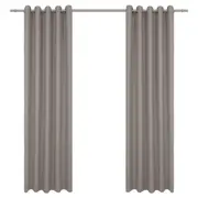 CORTINA BLACKOUT 70% 2 PEÇAS 1,40 M X 2,40 M MELIÁ - BEGE - Foto 1