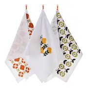 PANO DE PRATO CONJUNTO COM 3 BLOOMBELOT - TERRACOTA/MULTICOR - Foto 1
