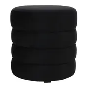 PUFF REDONDO 42 CM PLUMP - PRETO - Foto 1