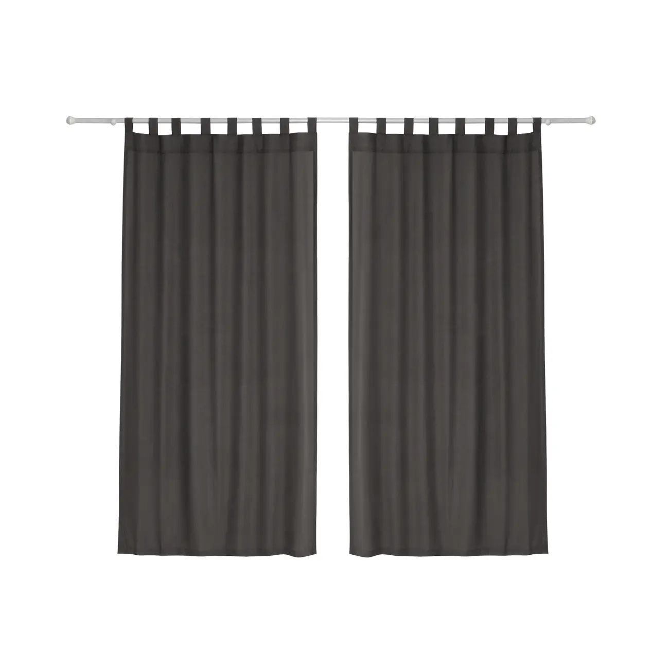 CORTINA 2 PEÇAS 1,30 M X 2,30 M OSLO - ESTANHO - Foto 1