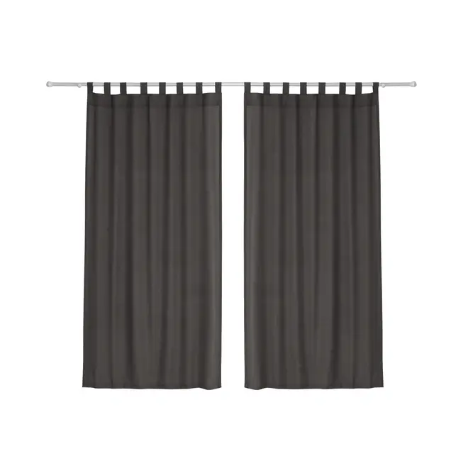 CORTINA 2 PEÇAS 1,30 M X 2,30 M OSLO - ESTANHO - Foto 1