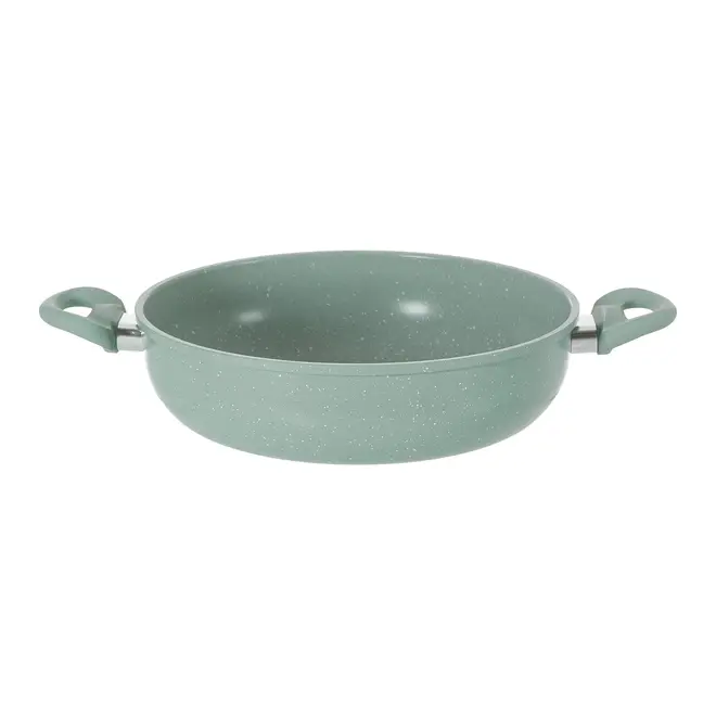 PANELA INDUÇÃO WOK COM TAMPA 28 CM CHEF - SÁLVIA/INCOLOR - Foto 4