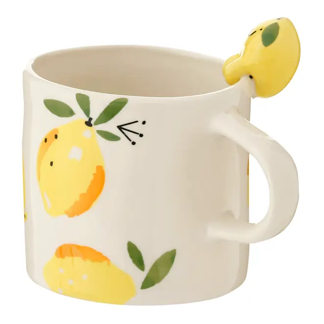 CANECA 300 ML CÍTRICUS - BRANCO/AMARELO - Foto 5