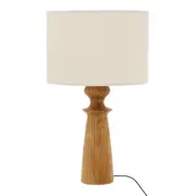 LUMINÁRIA DE MESA BILBOQUÊ C/CUP H - AMÊNDOA/NATURAL - Foto 2