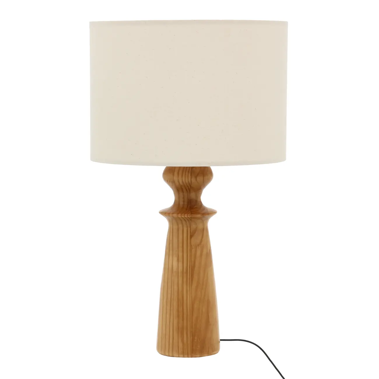 LUMINÁRIA DE MESA BILBOQUÊ C/CUP H - AMÊNDOA/NATURAL - Foto 2