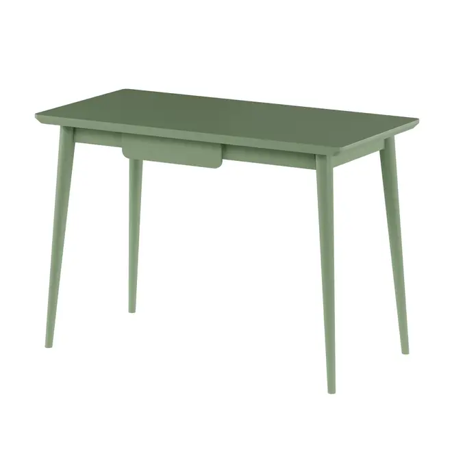 MESA DE ESCRITÓRIO 1 GAVETA 1,10 M X 55 CM SKAND - SÁLVIA - Foto 31