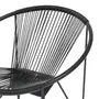 POLTRONA ESPAGUETE STRING - PRETO/PRETO - Foto 6