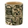 CANECA 140 ML SETE ERVAS AXÉ - ARGILA CRUA/VERDE - Foto 3