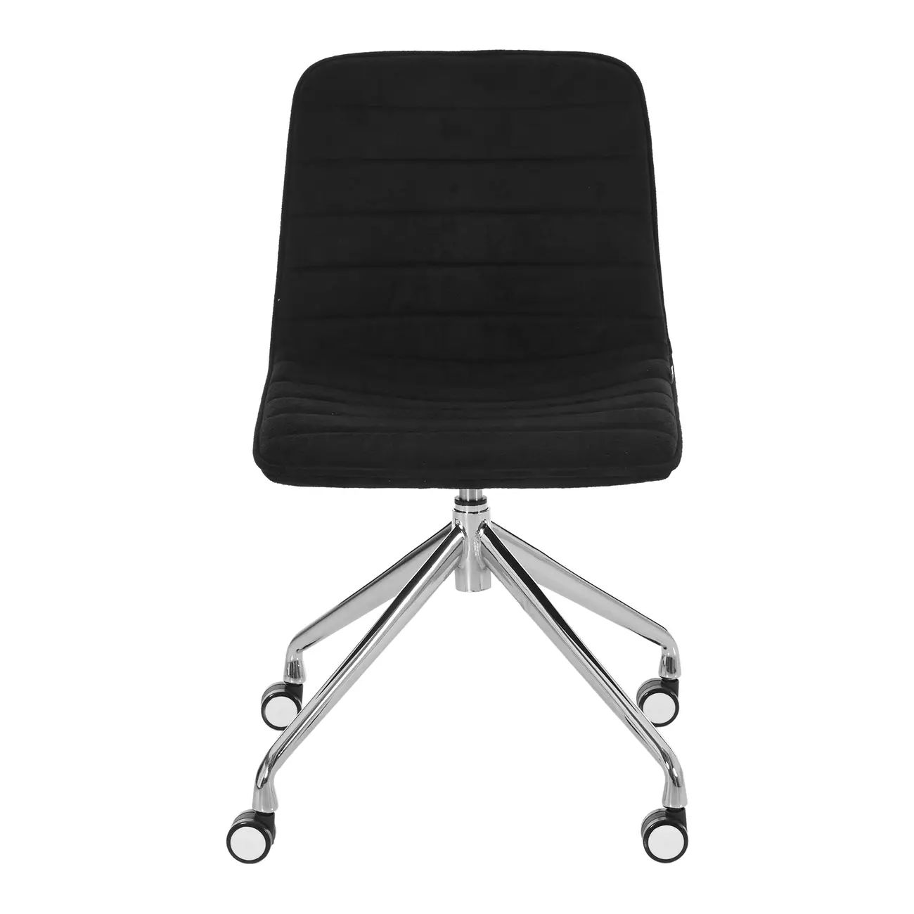 CADEIRA HOME OFFICE CONFIDENT - CROMADO/PRETO - Foto 2