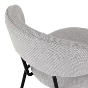 BANCO ALTO DISCUS - PRETO/CINZA - Foto 8