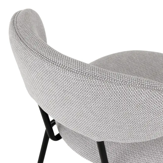 BANCO ALTO DISCUS - PRETO/CINZA - Foto 8