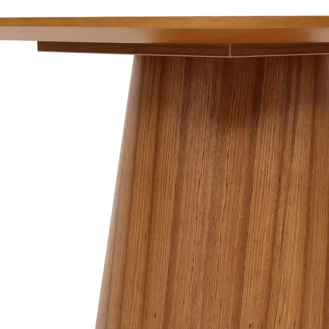 MESA LATERAL 60 CM X 60 CM ALLURE - FREIJÓ/FREIJÓ - Foto 4