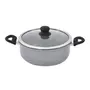 CAÇAROLA INDUÇÃO 20 CM GRANITY - KONKRET/PRETO - Foto 1