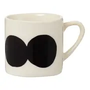 CANECA 90 ML BLOBING TOSE - BRANCO/MARROM DE LEI - Foto 1