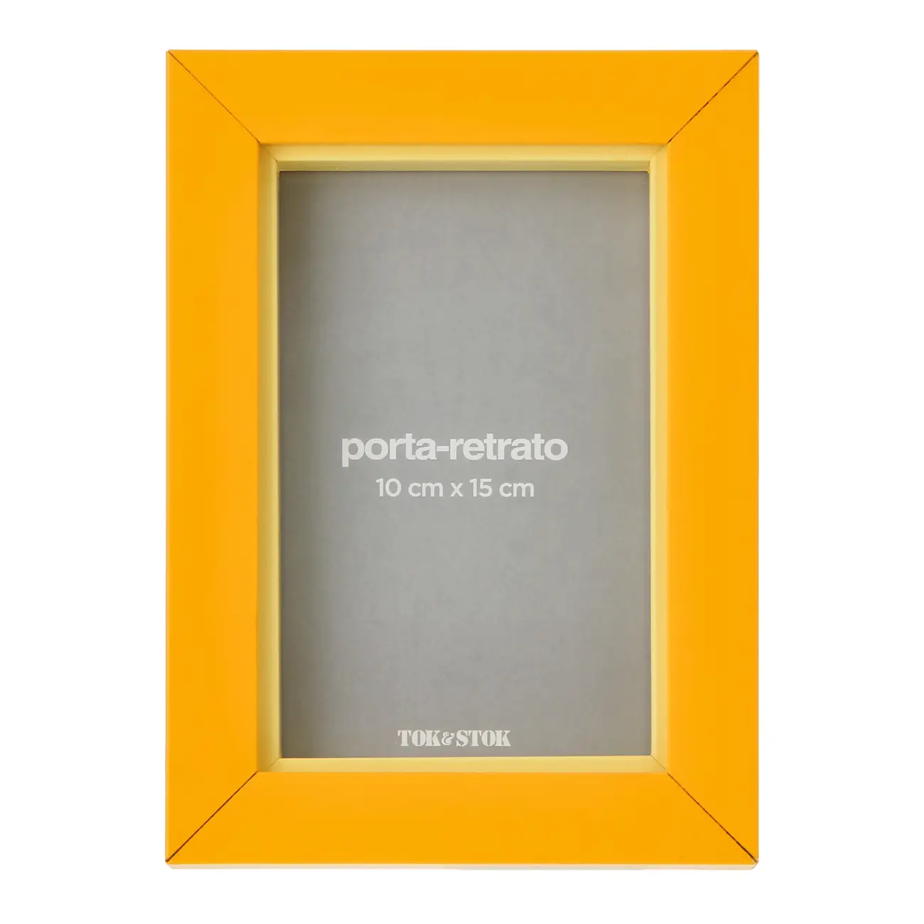 PORTA-RETRATO 10 CM X 15 CM COLOR MATCH - SORBET DE MANGA/LIMÃO SICILIANO - Foto 1