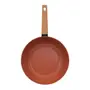 WOK INDUÇÃO 28 CM NORMA - TERRACOTA/PRETO - Foto 7