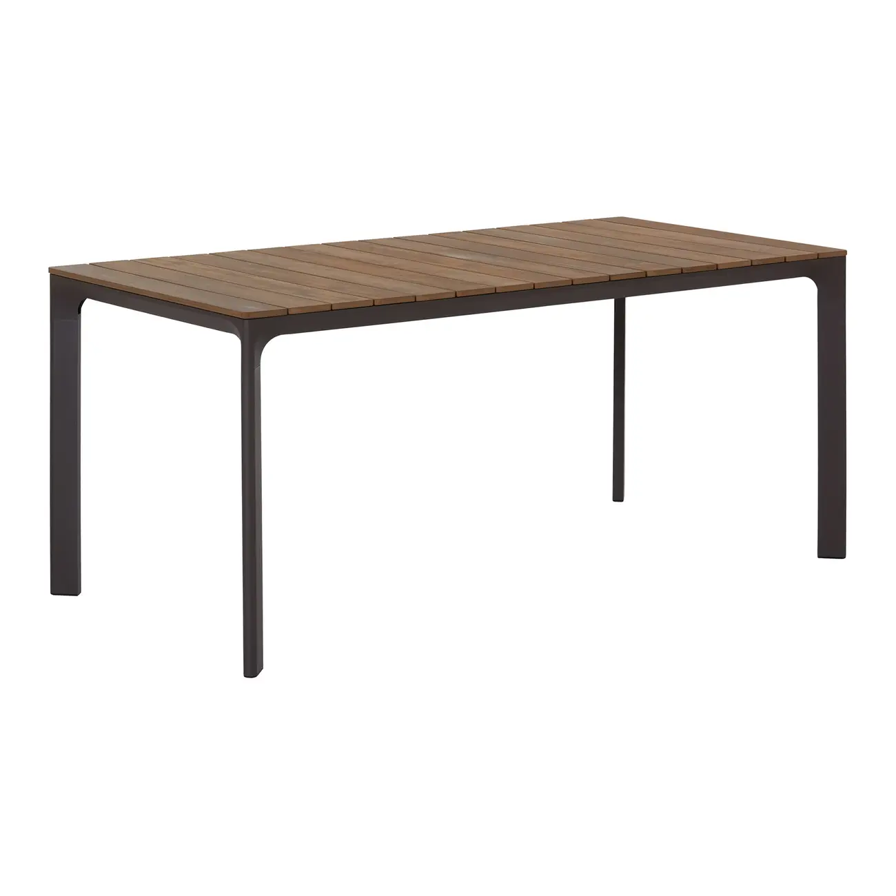 MESA PARA ÁREA EXTERNA 1,65 M X 80 CM SUMMERLAND - CAFÉ/NOZES - Foto 5