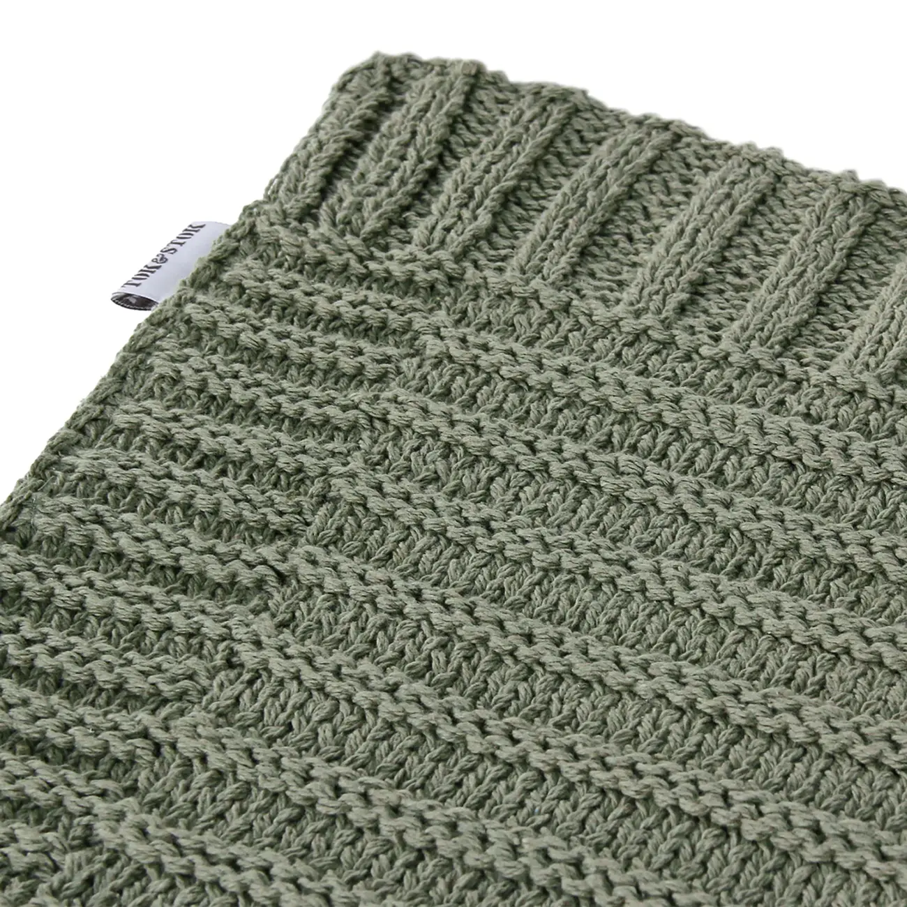 MANTA PARA SOFÁ 1,40 M X 1,60 M WEAVE - LODEN GREEN - Foto 5