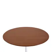 TAMPO DE MESA DE MADEIRA OVAL 1,98 M X 1,22 M TULIPE - NOZES - Foto 1