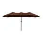 MARROM/MARROM - OMBRELONE RETANGULAR 4,60 M X 2,70 M TRI SHADOW