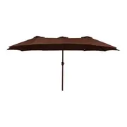 OMBRELONE RETANGULAR 4,60 M X 2,70 M TRI SHADOW - MARROM/MARROM - Foto 1