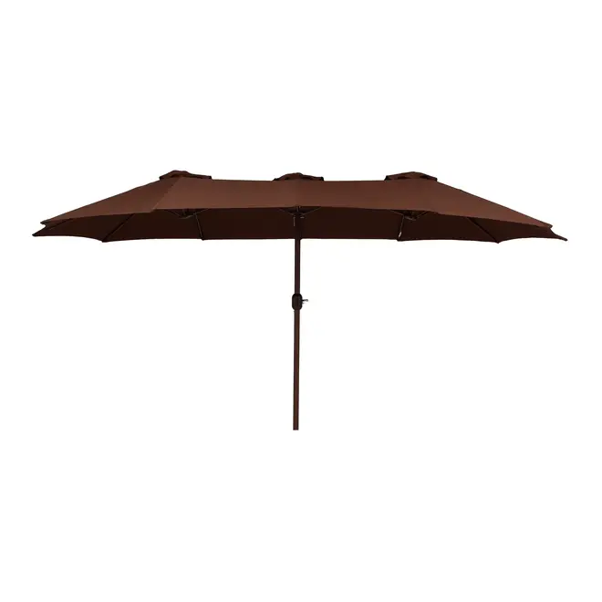 OMBRELONE RETANGULAR 4,60 M X 2,70 M TRI SHADOW - MARROM/MARROM - Foto 1