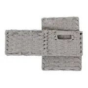 CESTO DOBRÁVEL 24 CM X 24 CM X 15 CM NID - CINZA PROVENCE - Foto 8