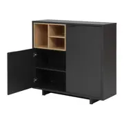 ARMÁRIO PARA ESCRITÓRIO MÉDIO 2 PORTAS ALETA - KONKRET/OAK TAMMI - Foto 6