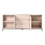 BUFFET 2 PORTAS/3 GAVETAS 1,80 M X 45 CM NASH - AREIA/PRETO - Foto 2