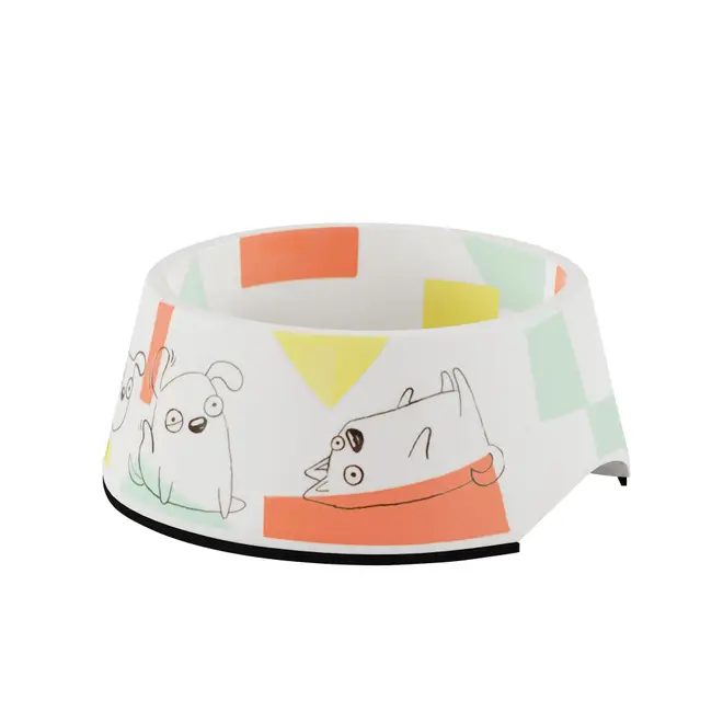 COMEDOURO PARA PET 19 CM BALOO - CORES CALEIDOCOLOR/INOX - Foto 27