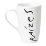 CANECA 400 ML LIVRO EM LOUÇAS RAÍZES - BRANCO/PRETO - Foto 2
