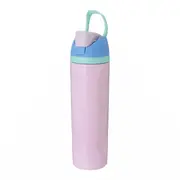 GARRAFA TÉRMICA 630 ML GLUP - ROSA CLARO/MULTICOR - Foto 4