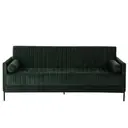 MALAQUITA/PRETO - SOFÁ-CAMA 3 LUGARES MARAD