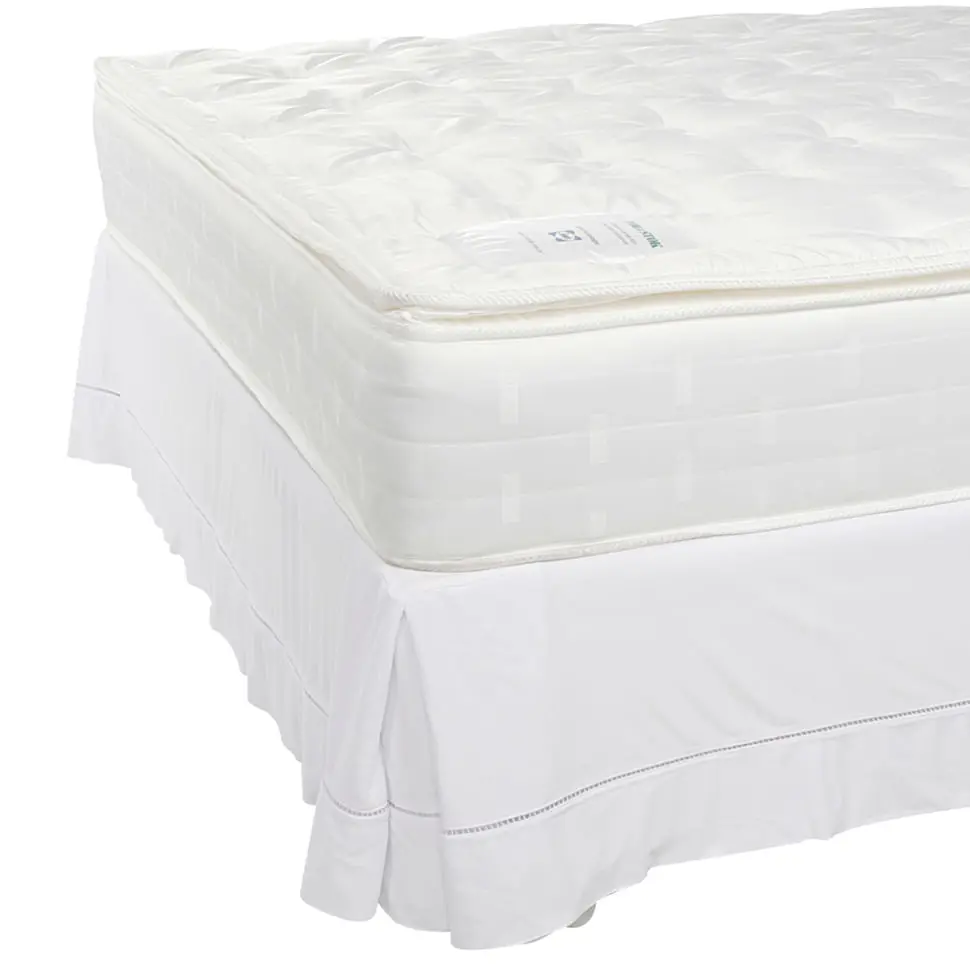 SAIA PARA BASE BOX KING 1,93 M X 2,03 M X 33 CM LISCIA - BRANCO - Foto 1