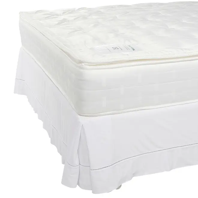 SAIA PARA BASE BOX KING 1,93 M X 2,03 M X 33 CM LISCIA - BRANCO - Foto 1