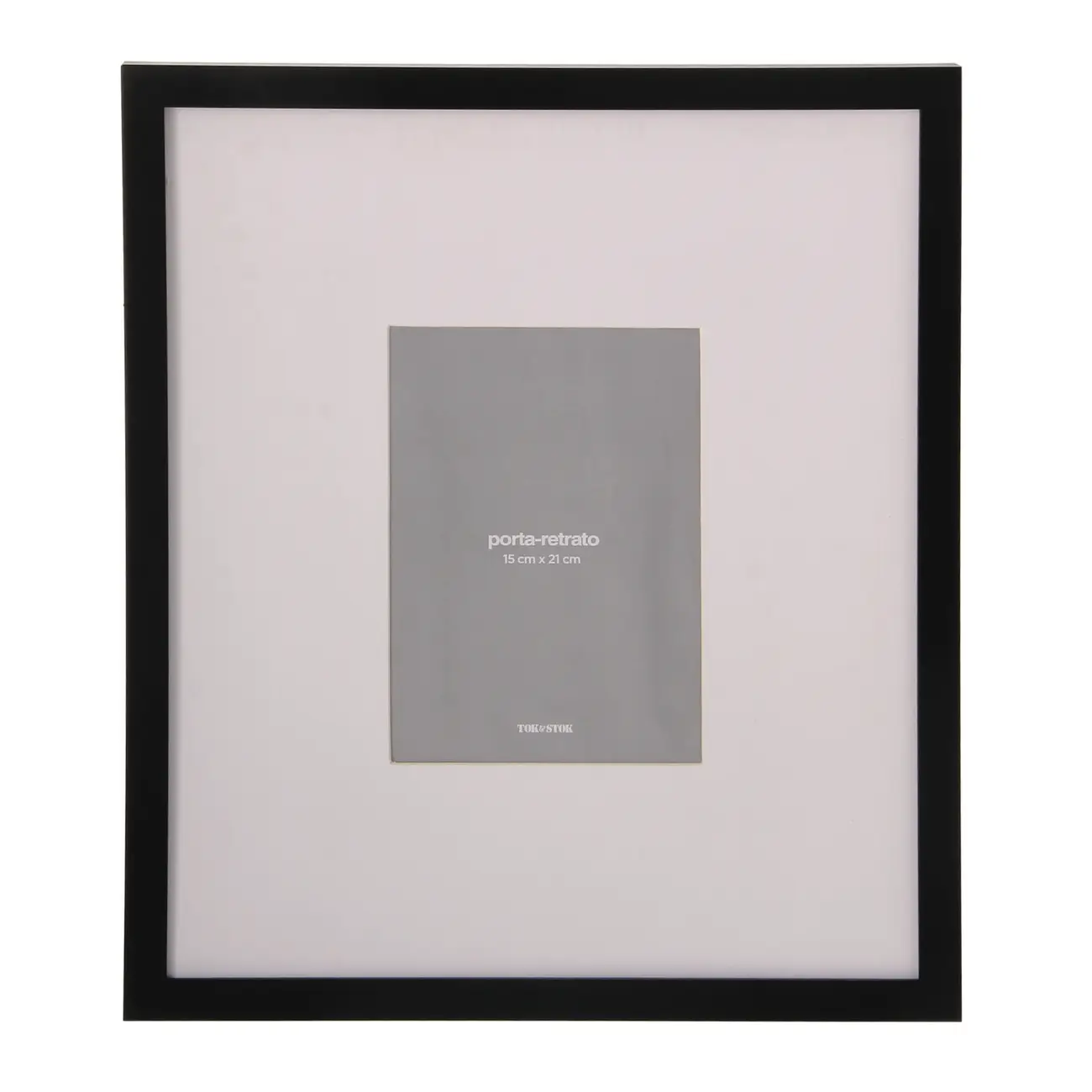 CLOSER MOLDURA 15 CM X 21 CM - PRETO/BRANCO - Foto 1