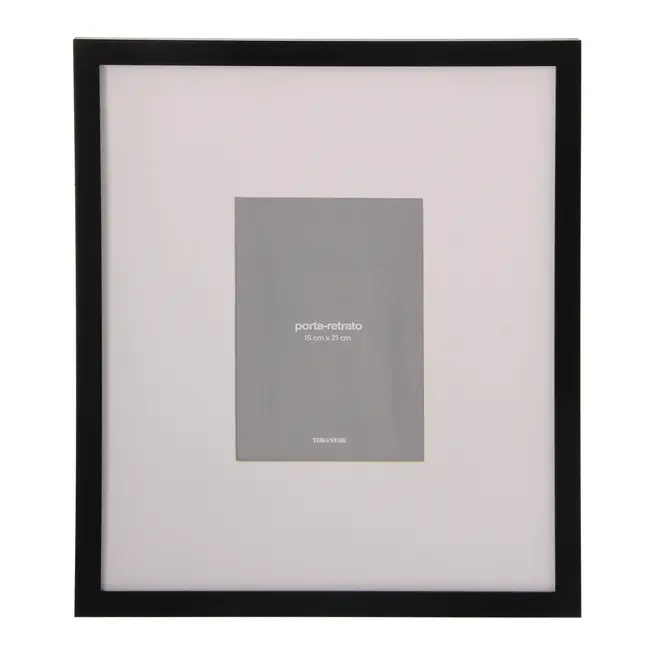 CLOSER MOLDURA 15 CM X 21 CM - PRETO/BRANCO - Foto 1