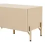ARMÁRIO DE BANHEIRO 1 PORTA BASCULANTE 85 CM X 40 CM RIBS - AREIA/AREIA - Foto 8
