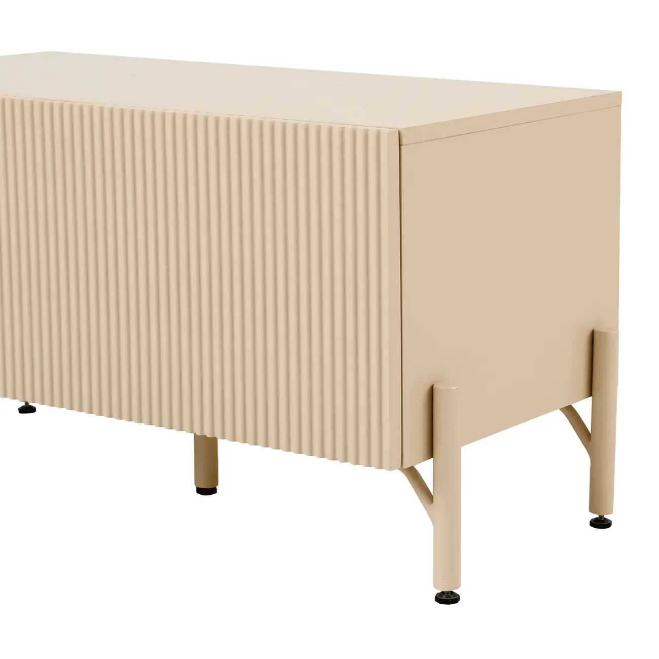 ARMÁRIO DE BANHEIRO 1 PORTA BASCULANTE 85 CM X 40 CM RIBS - AREIA/AREIA - Foto 8