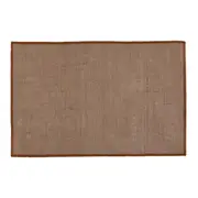 LUGAR AMERICANO 45 CM X 30 CM SABIÁ - CASCA DE URUCUM/NATURAL - Foto 1