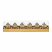 FINE FESTIVITY LISTRAS KIT MINI VELAS C/6 - OURO - Foto 1