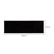 TAPETE 60 CM X 1,80 M LOX - PRETO - Foto 7