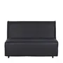 CORSIN PRETO - SOFÁ-CAMA 2 LUGARES BOYD