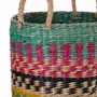 CESTO 35 CM X 24 CM X 24 CM BOLGATANGA - NOZ MOSCADA/MULTICOR - Foto 8