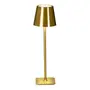 LUMINÁRIA DE MESA LED RECARREGÁVEL KROM - OURO - Foto 6